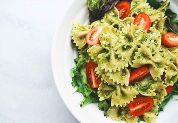 Lasitaulu  Pesto Farfarelle