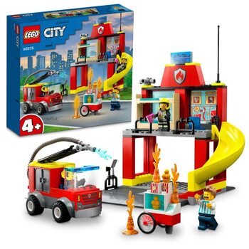 Building Set Lego City - Fire Station and Fire Engine