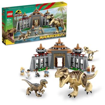 Building Set Lego - Jurassic World - Attack of T-Rex and Raptor