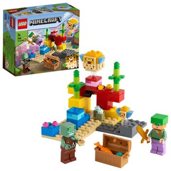Conjuntos de construção Lego Minecraft - Coral Reef