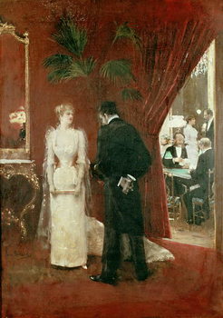 Bilde på lerret The Private Conversation, 1904