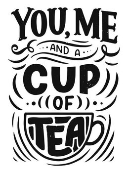 Футболка lettering composition with sketch for coffee