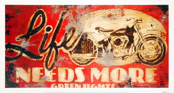 Εκτύπωση τέχνης Life Needs More Green Lights