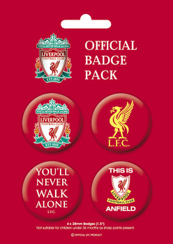 Σετ κονκάρδες LIVERPOOL Pack 1