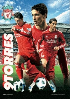 LIVERPOOL - torres 2010/2011 - плакат (poster)