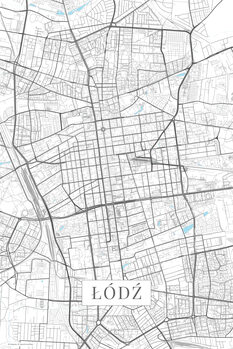 Принти на полотні Lodz white