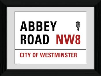 Framed Poster London - Abbey Road