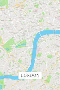 Принти на полотні London color