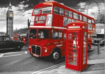 3D Αφίσα London - landmarks