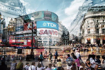 Γυάλινη τέχνη London - Picadilly Circus