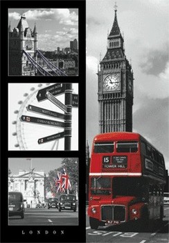 3D Αφίσα London red bus