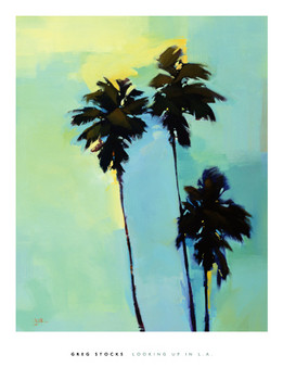 Art Print Looking up in L.A.