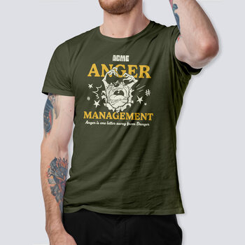 T-shirts Looney Tunes - Taz Anger Management
