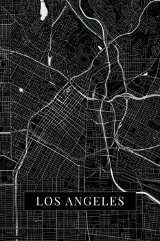 Принти на полотні Los Angeles black