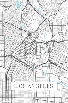 Принти на полотні Los Angeles white