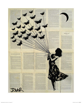 Art Print Loui Jover - Butterflying