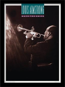 Uokvireni poster Louis Armstrong - mack the knife