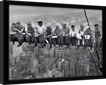 Κορνιζαρισμένη αφίσα Lunch on a Skyscraper
