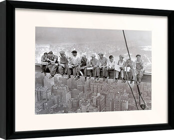 Рамкиран плакат Lunch on the Skyscraper