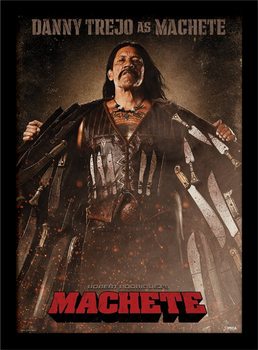 Рамкиран плакат Machete - Knives