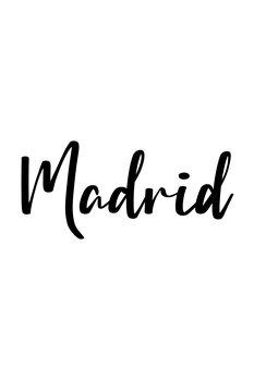 Принти на полотні Madrid