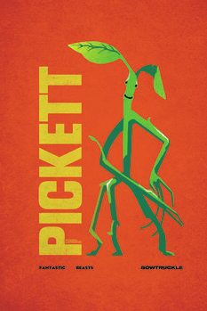 Stenska nalepka Magične živali  - Pickett