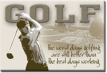 GOLF - best days Magnet