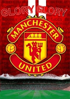 3D Αφίσα MANCHESTER UNITED - crest