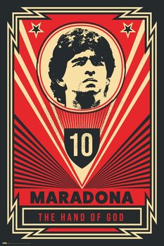 Framed Poster Maradona - The Hand Of God