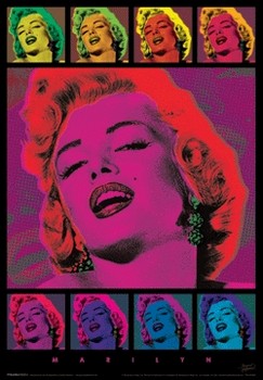 3D Αφίσα MARILYN MONROE - pop art