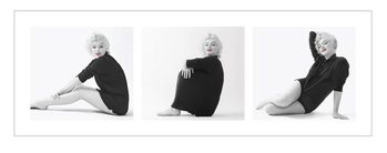 Art Print Marilyn Monroe - Sweater Triptych