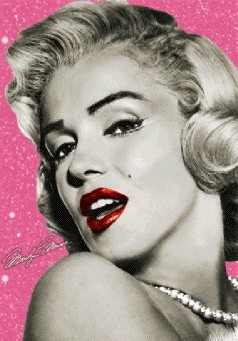 Marilyn Monroe - wink 3D - плакат (poster)
