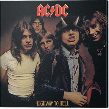 Canvas-taulu AC/DC - Higway in the Hell