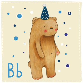 Illustration Alphabet - Bear