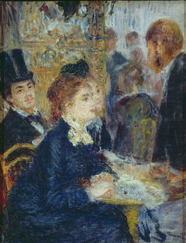 Reprodução do quadro At the Cafe, c.1877