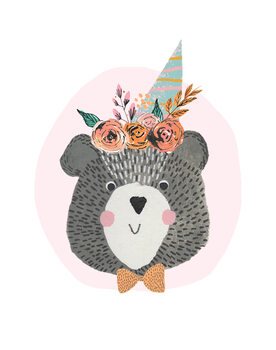 Ilustração Birthday Bear