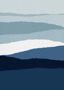 Canvas-taulu Blue Abstract II