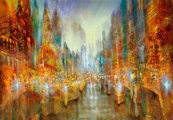 Canvas Print City of lights