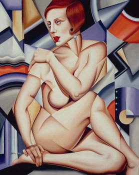 Reprodução do quadro Cubist Nude