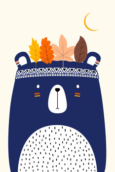 Illustration Cute Little Bear
