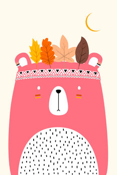 Illustration Cute Little Bear PINK