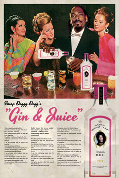 Art Poster Gin and Juice