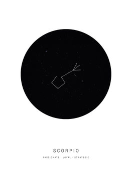 Ilustração horoscopescorpio