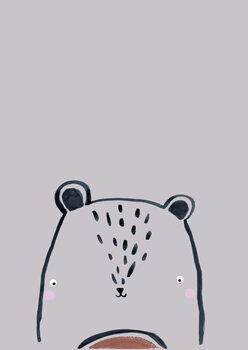 Ilustração Inky line teddy bear