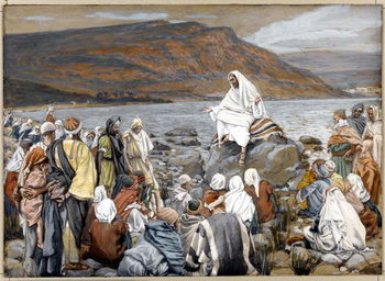 Fine Art Print Jesus Teaches the People by the Sea