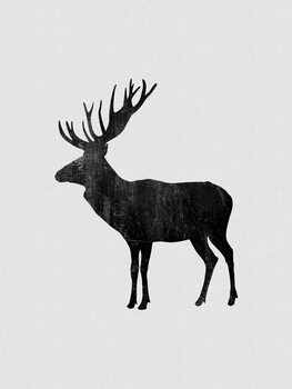 Illustration Moose Painting