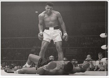 Canvas-taulu Muhammad Ali - Ali vs Liston Landscape
