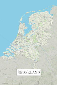 Kartta Nederland color