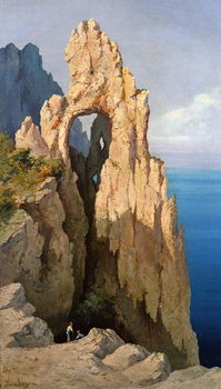 Reprodução do quadro Rocks at Capri