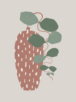 Illustration Terrazzo & Leaves